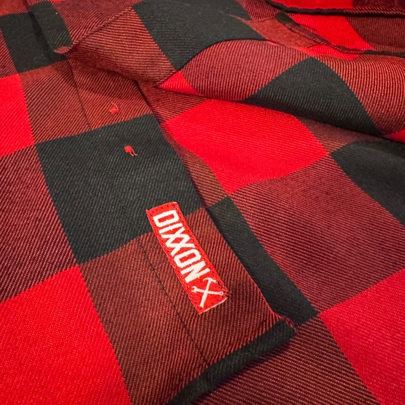 NWOT DIXXON "REDRUM" Flannel Rare Mens Medium - Picture 2 of 6